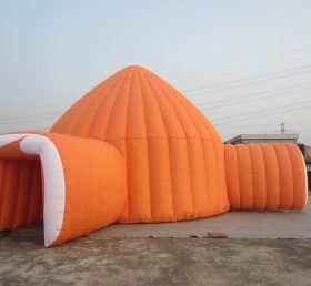 Tent1-39 Tenda inflável laranja