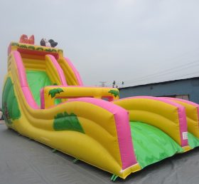 T8-275 Bloco seco inflável com tema de selva para crianças e adultos
