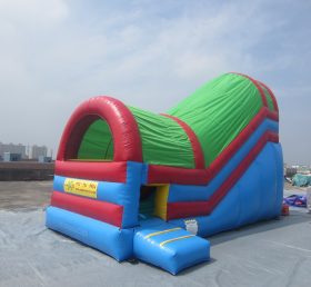 T8-314 Polia inflável gigante slide duplo