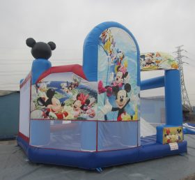 T2-528 Disney Mickey & Minnie Inflável Ballet Castle