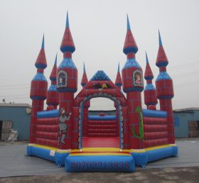 T5-150 Castelo de salto inflável gigante vermelho