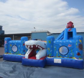 T6-212 Brinquedo inflável gigante de tubarão