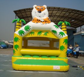 T2-2718 Trampolim inflável com tema de selva