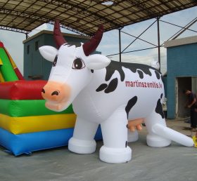 Cartoon1-705 Cartoon inflável de vaca