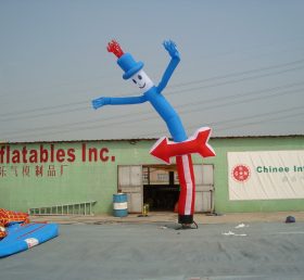 D2-11 Dançarino aéreo inflável para publicidade