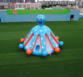T2-2471 Octopus inflável saltando castelo infantil playground