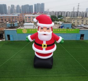 C1-116 8M alto ao ar livre gigante inflável decoração de Papai Noel