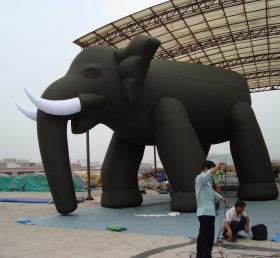 Cartoon1-807 Cartoon inflável de elefante