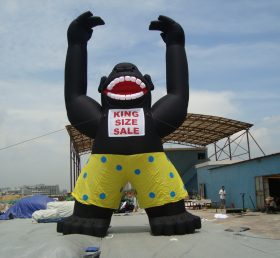 Cartoon1-771 Cartoon inflável gorila King Kong