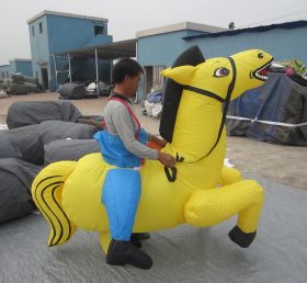 M1-248 Cartoon móvel inflável brinquedo de cavalo