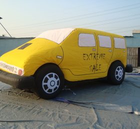 S4-193 Inflação de publicidade de carro amarelo