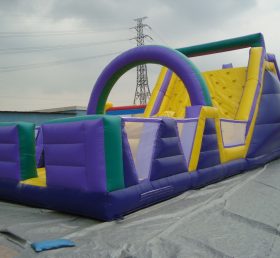 T2-11 Curso de barreira de trampolim inflável