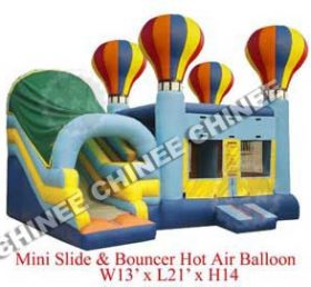 T5-135 Balão inflável castelo trampolim combinação slide