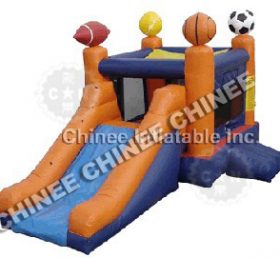 T5-154 Salto de combinação de casa de salto inflável de jogo esportivo