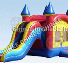 T5-174 Castelo inflável com escorregador