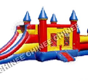 T5-224 Castelo inflável com escorregador