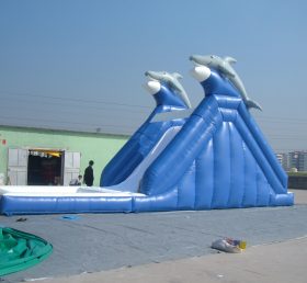 T8-111 Bloco inflável de golfinho