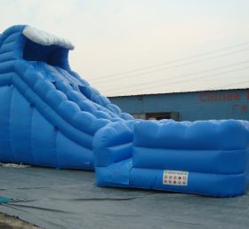 T8-323 Polia seca inflável azul gigante de alta qualidade