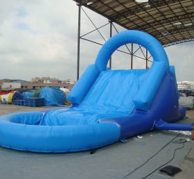 T8-606 Bloco seco inflável gigante azul