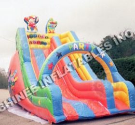 T8-760 Slide seco inflável de criança palhaço feliz