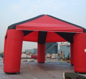 Tent1-417 Tenda inflável vermelha ao ar livre