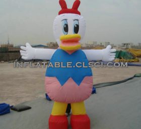 M1-214 Cartoon móvel inflável Pato Donald