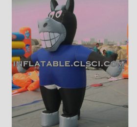 M1-239 Cartoon móvel inflável de burro
