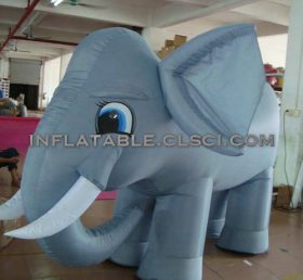 M1-305 Cartoon móvel inflável de elefante