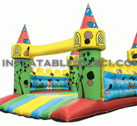 T2-2032 Trampolim inflável do castelo