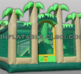 T2-2042 Trampolim inflável com tema de selva