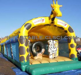 T2-2104 Trampolim inflável girafa