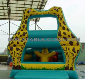 T2-2484 Trampolim inflável girafa