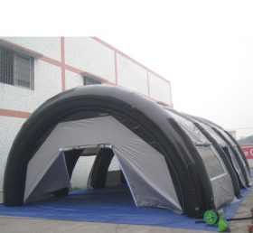 Tent1-315 Tenda inflável em preto e branco