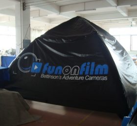 Tent1-68 Tenda inflável preta