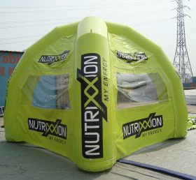Tent1-437 Tenda inflável amarela