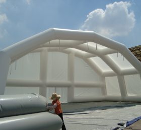 Tent1-282 Tenda branca de tenda inflável ao ar livre gigante