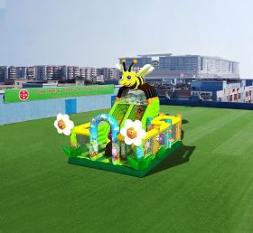 T6-440 Abelhas e flores gigantes infláveis ​​parque de diversões para crianças