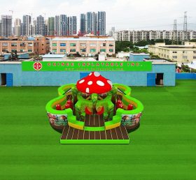 T6-451 Parque de diversões inflável gigante cogumelo