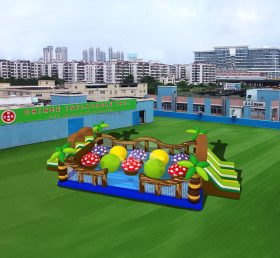T6-456 Parque de diversões inflável gigante fazenda Cogumelo infantil