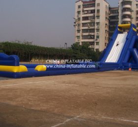T8-230a Polia inflável escorrega gigante comercial ao ar livre