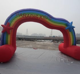 Arch1-222 Arco inflável arco-íris
