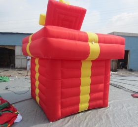 C1-183 Presente vermelho de brinquedo inflável de Natal