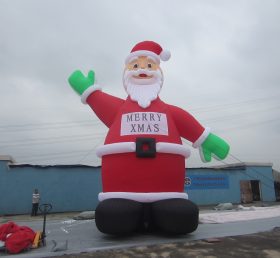 C1-115 8M alto ao ar livre gigante inflável decoração de Papai Noel
