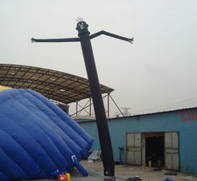 D1-17 Dançarino aéreo negro inflável