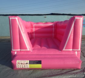 T2-3354 Casa de salto inflável rosa