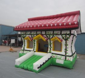T2-3093 Festa infantil inflável em forma de casa