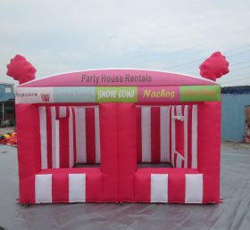Tent1-533 Tenda inflável vermelha para aluguel de casa de festa