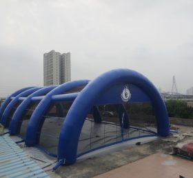 Tent1-522 Tenda inflável azul gigante