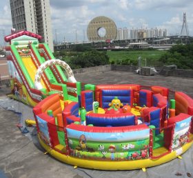 T5-800 Parque de diversões inflável de fazenda gigante