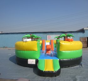 T6-296 Parque de diversões inflável com tema de selva